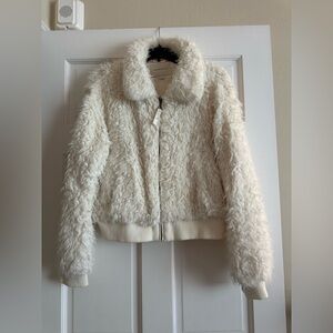 Aeropostale fluffy teddy jacket